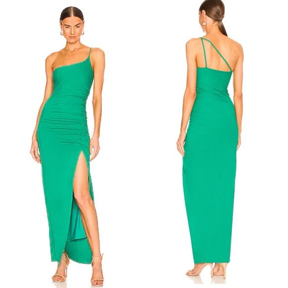 NWT Lovers + Friends Green Nami Maxi Dress Sz Small MSRP $178 - Picture 1 of 11